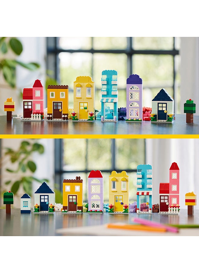 LEGO Classic Creative Houses, Bricks Building Toys Set for Kids, Creative Toy Gift with House Accessories for Young Builders, Perfect for Boys & Girls Aged 4+ (850 Pieces) 11035  - Image 4