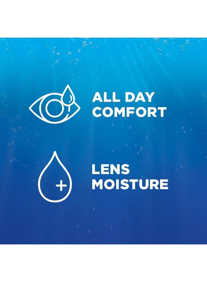 Renu Contact Lens Solution Multipurpose Disinfectant, Advanced Formula Lens Cleaner, Cleans & Moisturizes Soft & Silicon Hydrogel Lenses, 12 Fl Oz - Image 2