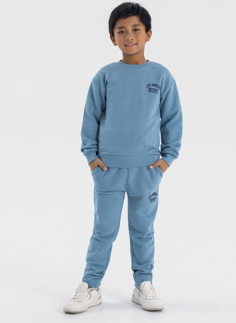 مينوتي Kids Boys  Boys  Crew Neck Sweatshirt And Joggers Set
