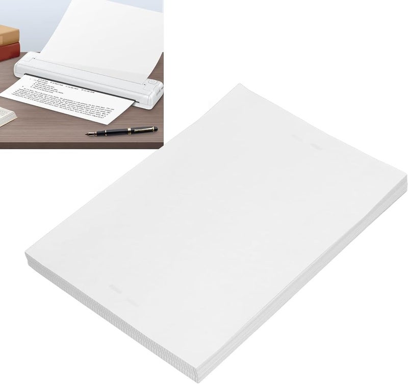 Tnfeeon 100 Sheets A4 Thermal Printer Paper, Premium Printing Large Quantity Multipurpose Quick Dry Long Term Retention Paper - Image 1