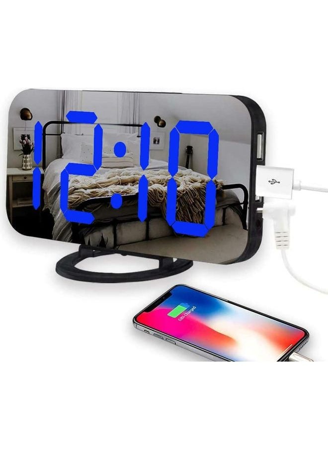 Digital Alarm Clock Multicolour 6.22 x 3.11inch