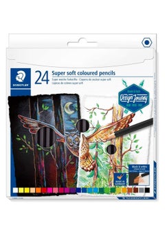 STAEDTLER 24-Piece Super Soft Colour Pencils Multicolour  - Image 1