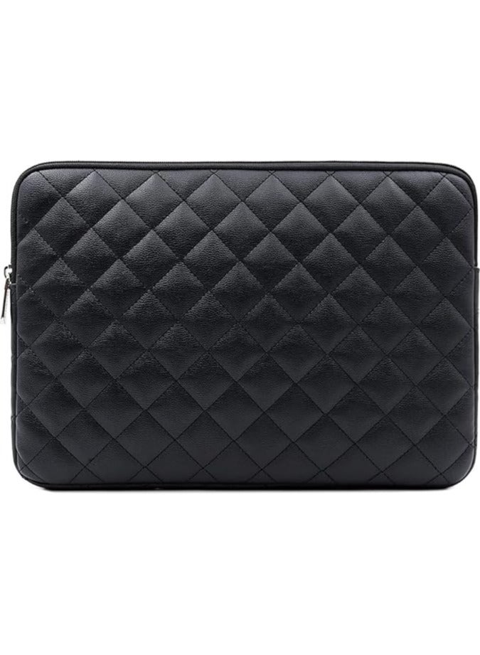 15.6-inch Laptop Sleeve, Soft Protective Zippered Sleeve Compatible with 15.6-inch Notebooks, Ultrabooks, and Chromebooks (Black)  - Image 3