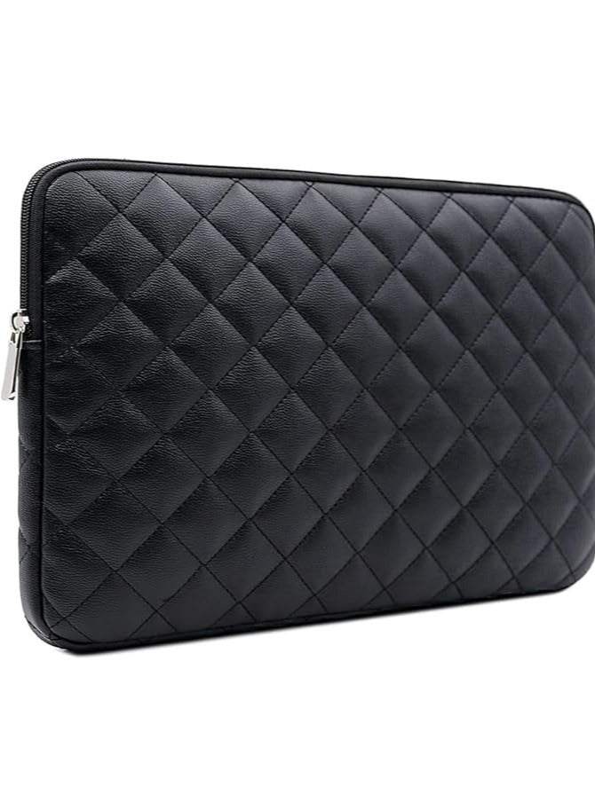 15.6-inch Laptop Sleeve, Soft Protective Zippered Sleeve Compatible with 15.6-inch Notebooks, Ultrabooks, and Chromebooks (Black)  - Image 1