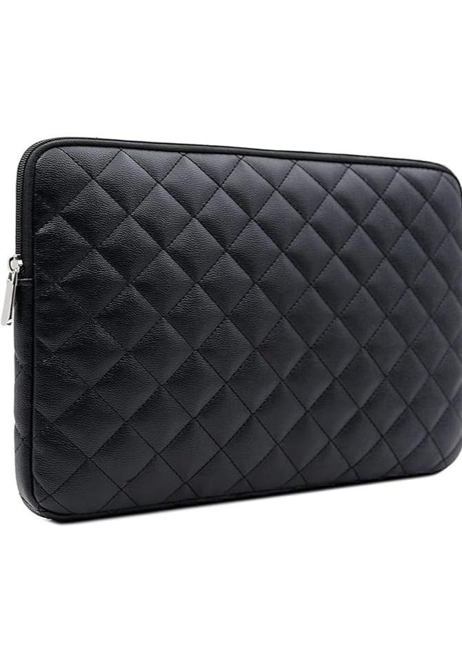 15.6-inch Laptop Sleeve, Soft Protective Zippered Sleeve Compatible with 15.6-inch Notebooks, Ultrabooks, and Chromebooks (Black) - Image 1