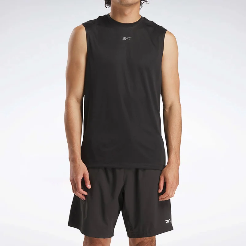 Reebok Train Sleeveless Tech Men's Tee - Black