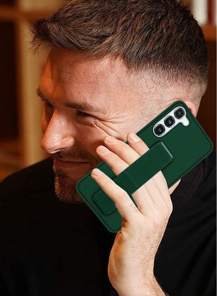 JAJEEK Samsung Galaxy S24 FE Case Cover – Magnetic Car Holder, Silicone Grip, Horizontal & Vertical Kickstand, Wrist Strap, Full Protection Case for Galaxy S24 FE - Image 5