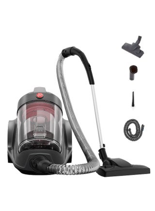 Hoover Power 6 Advanced Canister Vacuum Cleaner, 2200W, HEPA Filter, High Suction Performance, Multi-Surface Cleaning (CDCY-P6ME) 3 L 2200 W CDCY-P6ME Grey/Red