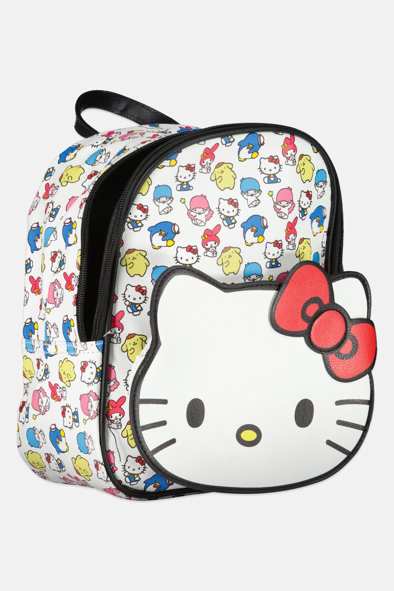 Hello Kitty Kids Girl Graphic Print Mini Backpack, Multicolor - Image 2