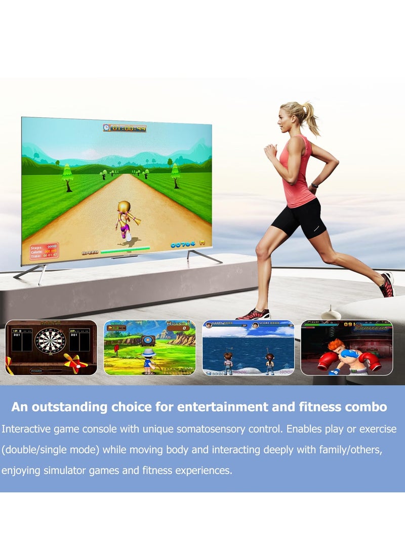 SOLARAE Video Game Console, Retro Video Game Machine, Parent-Child Interactive Somatosensory Mini Game Console ,Built in Kid Adult Interactive Sports Game, Puzzle Game and Retro Game - Image 2