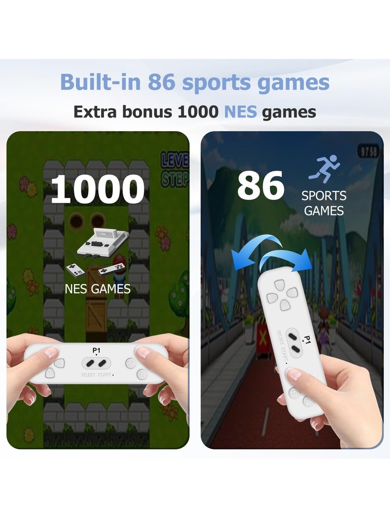 SOLARAE Video Game Console, Retro Video Game Machine, Parent-Child Interactive Somatosensory Mini Game Console ,Built in Kid Adult Interactive Sports Game, Puzzle Game and Retro Game - Image 3