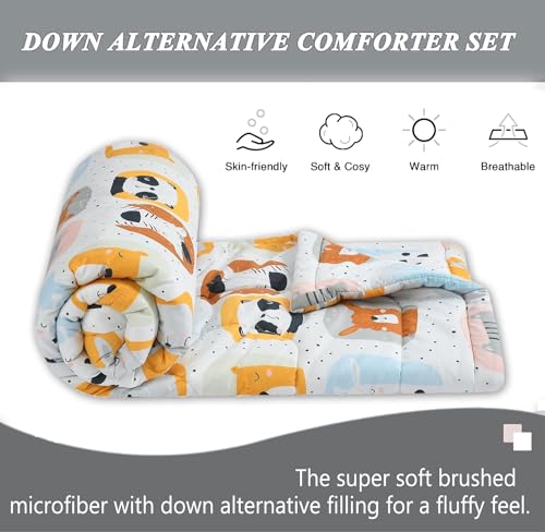 FRESH FROM LOOM Summer Collection Microfiber Single Bed Blanket for Kids | Cartoon Printed Dohar for Kids Boy & Girls | Soft Children Comforters | Summer Blanket (60x90 in | Panda Cream) | TC - 144 - Image 5