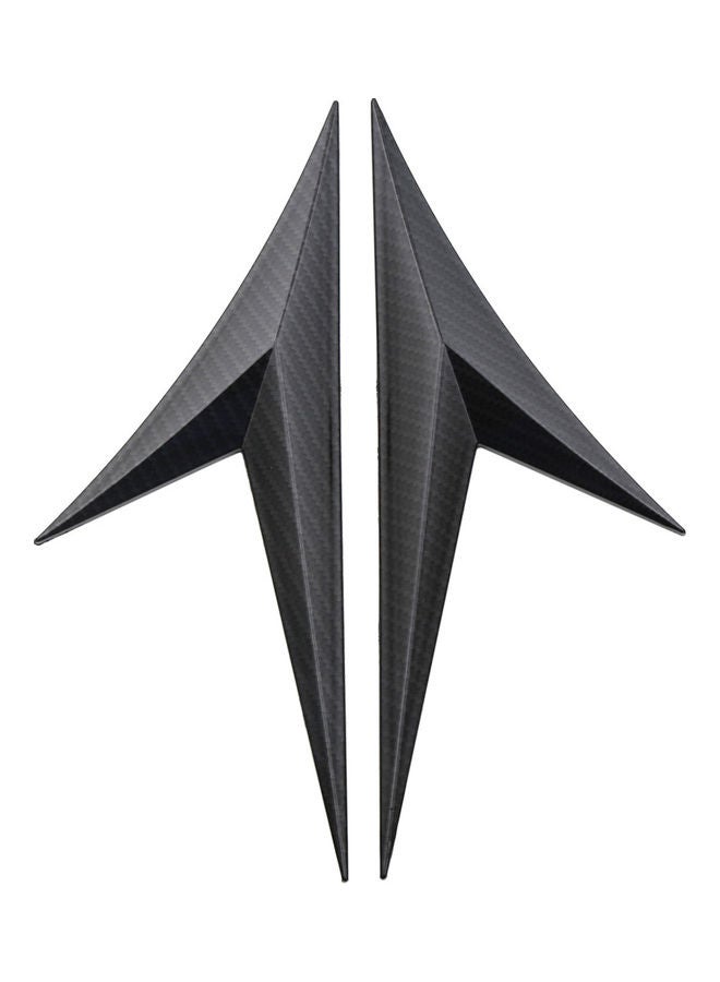 Loquat 2-Piece V-Shaped Car Spoiler Side Wing - Image 4