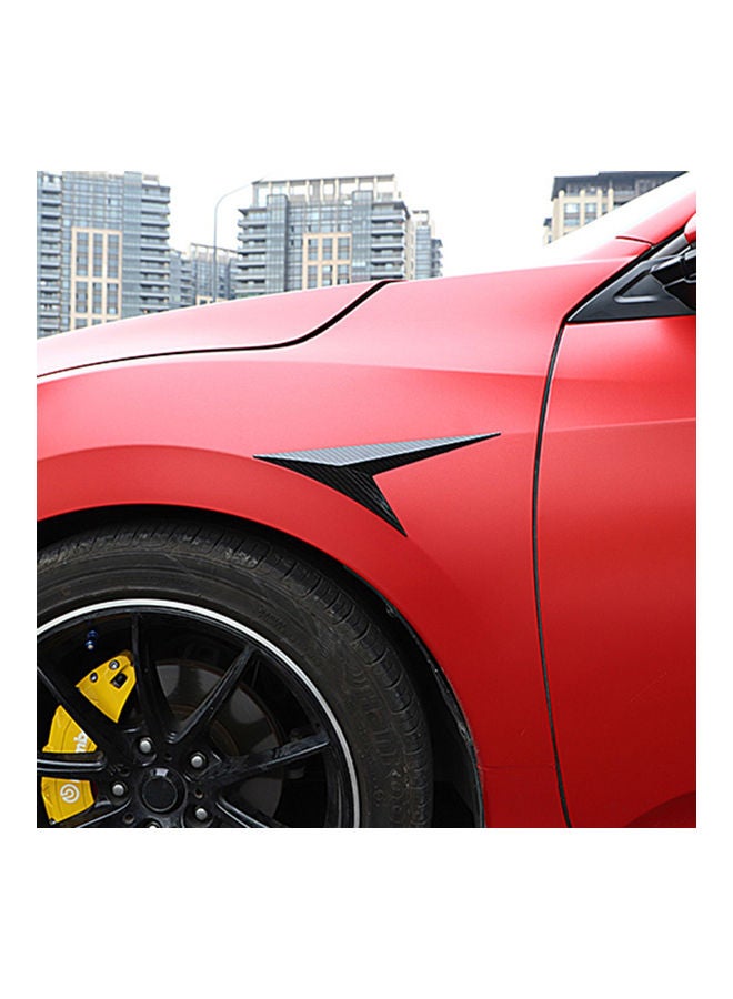 Loquat 2-Piece V-Shaped Car Spoiler Side Wing - Image 2