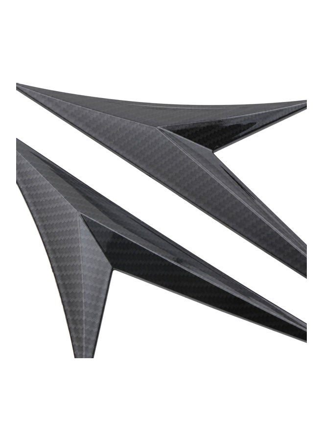 Loquat 2-Piece V-Shaped Car Spoiler Side Wing - Image 5