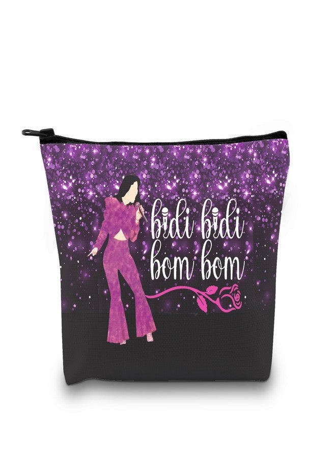 XYANFA Singer Makeup Bag Bidibidi BomBom Latin Dance Lyric Gift Singer Fans Zipper Pouch Purse Crossbody Bag - Image 1