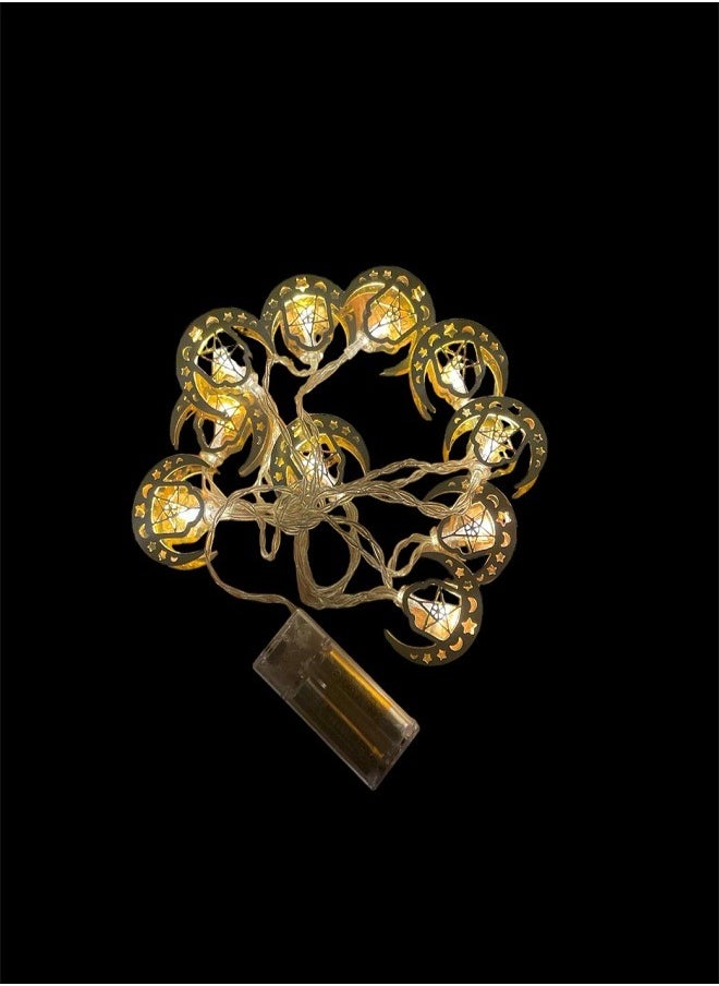 Generic - Ramadan decorations in the shape of a moon and a star - Image 1