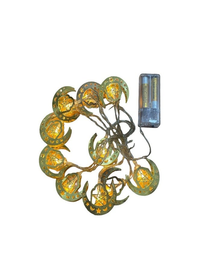 Generic - Ramadan decorations in the shape of a moon and a star - Image 1