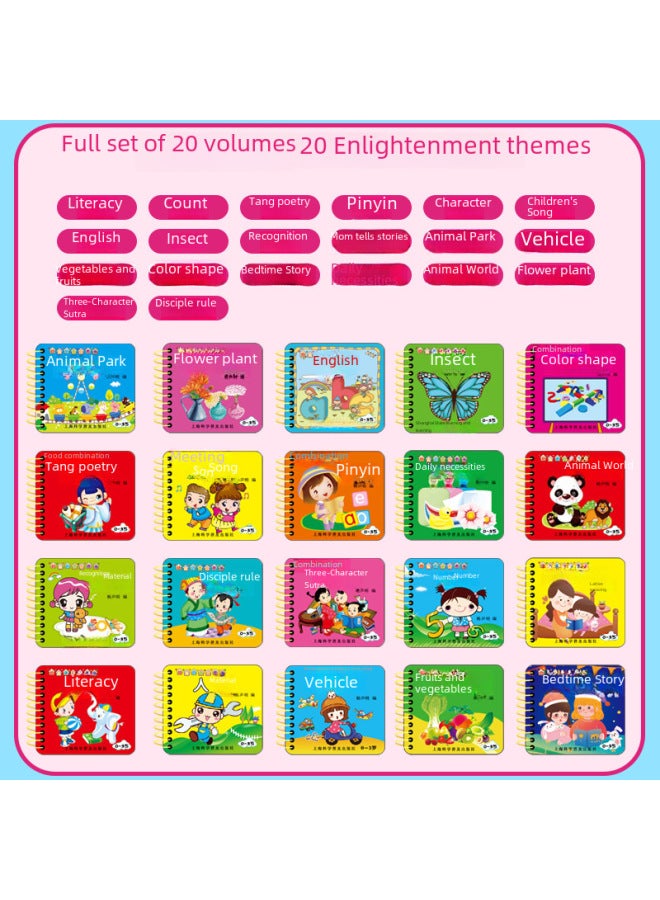 Children's Toy Book Tear-proof Enlightenment Literacy Card Baby Flip Book Cognitive Card Baby Early Education Educational Toys - Image 2