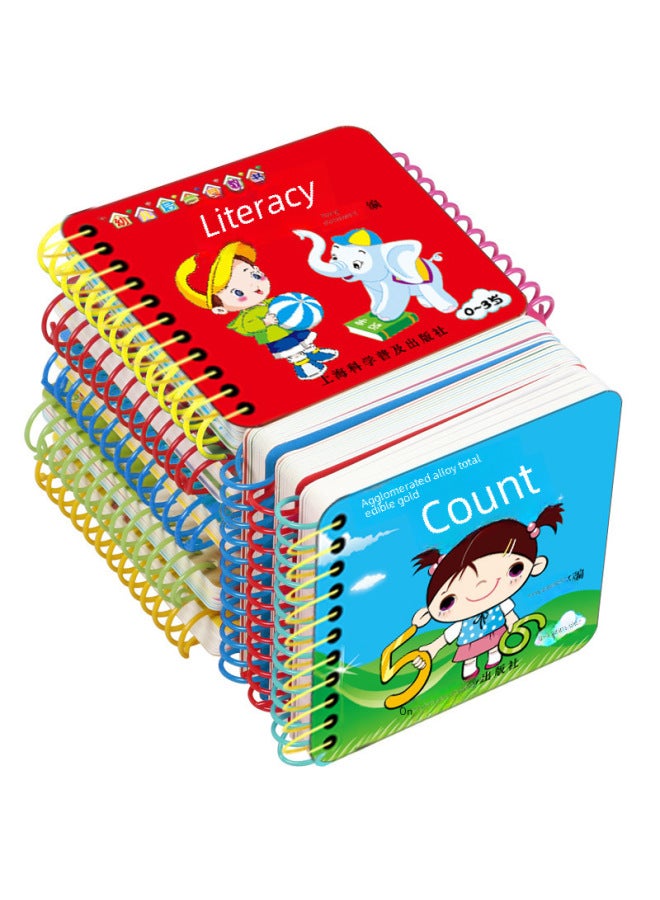 Children's Toy Book Tear-proof Enlightenment Literacy Card Baby Flip Book Cognitive Card Baby Early Education Educational Toys - Image 5