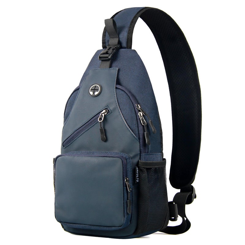 Javolto Sling Bag for Men Crossbody Backpack, Small Sling Backpack Mens Shoulder Bag, Casual Daypack Hiking Bag for Travel - Image 1