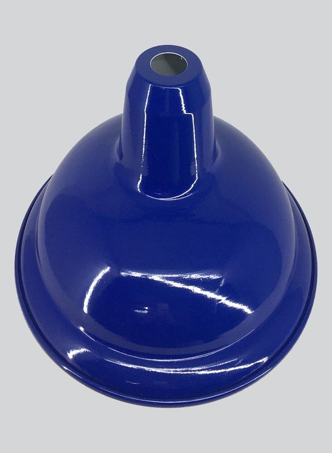 11D Carrom Lamp Shade Only-Blue (Powder Coated Metal Shade) - Image 1