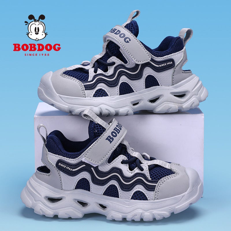 Babudou Kidsren'S Single Mesh Cut Out Sports Shoes 2025 Style Boys' Sports Half Sandals For Small And Medium-Sized Kidsren Girls - Image 5