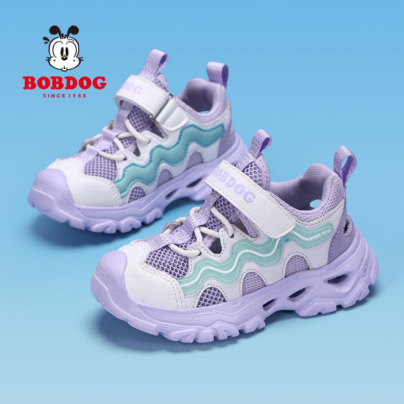 Babudou Kidsren'S Single Mesh Cut Out Sports Shoes 2025 Style Boys' Sports Half Sandals For Small And Medium-Sized Kidsren Girls - Image 4