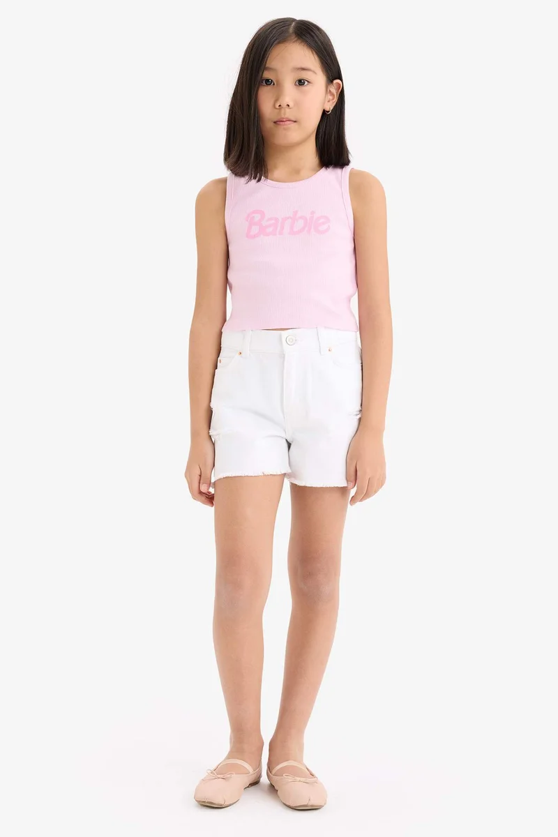 Defacto Girl Slim Fit Barbie Licensed Camisole Tank Top