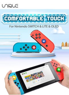 Unique 4Pcs for Nintendo Switch Thumb Grips Cute Cartoon Anime Design Kawaii 3D Silicone Joystick Caps Joycon Controller Button Covers for Nintendo Switch/OLED/Switch Lite for Boys Girls Kids Teens  - Image 3