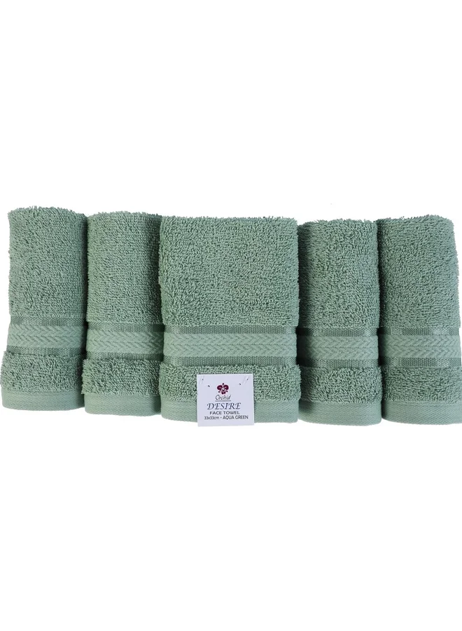 Orchid 1-Piece Desire Face Towel 30X30Cm Aqua Green