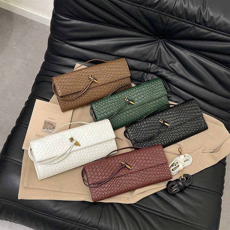 Women's PU Baguette Crossbody Bag Small Shoulder Handbag - Image 4
