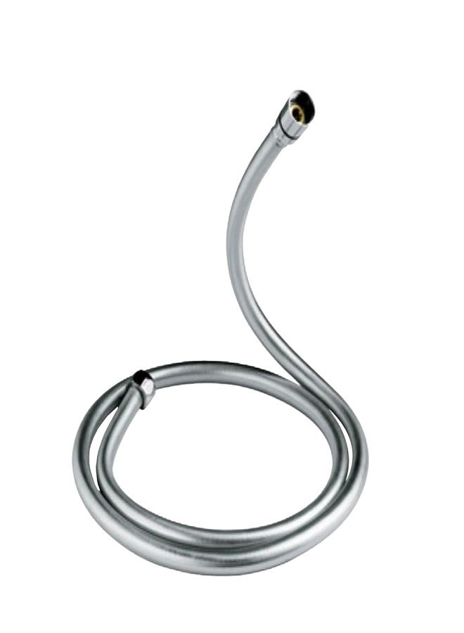 Jaquar 1.5M Flexible Shower Hose Tube with Nuts - Durable & Easy-to-Install Bathroom Plumbing Accessory, Sliver, Chrome Finish - Image 1