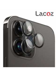Lacoz Lacoz Camera Lens Protectors for iPhone 16 Pro Black  - Image 1