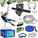 X XBEN Zip line Kit for Kids and Adults Outdoor Up to 500Lbs 80FT Quick Tighten Zipline for Backyard with Removable Trolley Swing Seat Spring Brake Ratchet Strap - Image 3
