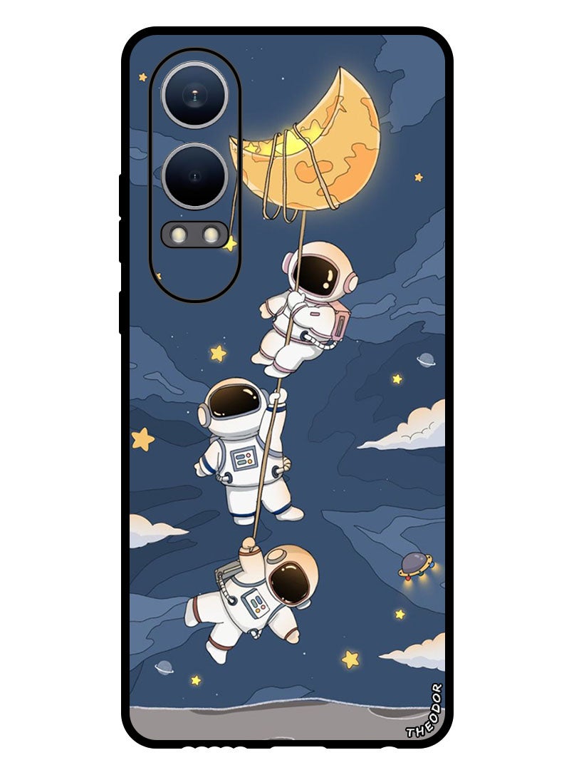 Theodor Protective Case Anti Scratch Shock Proof Bumper Cover For OnePlus Nord CE4 Lite Astronauts hanging - Image 1