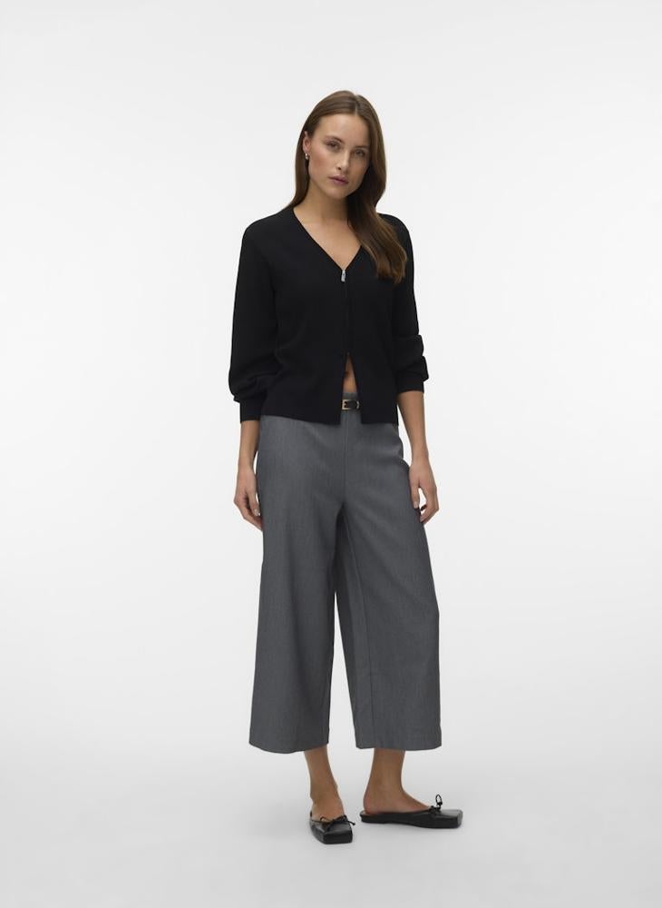 VERO MODA Awalice  V-Neck Knit Cardigan - Image 1