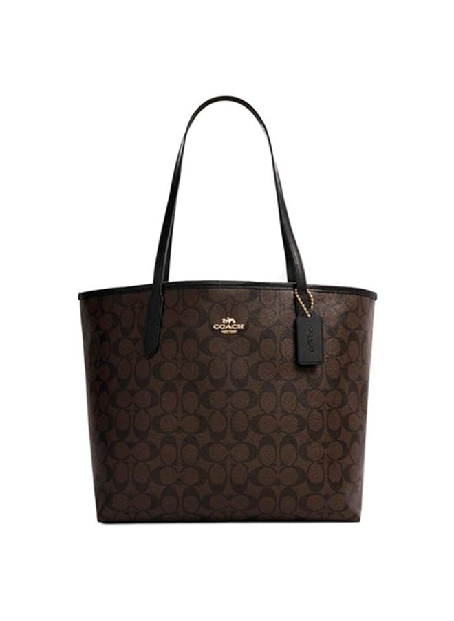 coachoutlet COACH City Tote Bag In Signature Canvas  - Image 1
