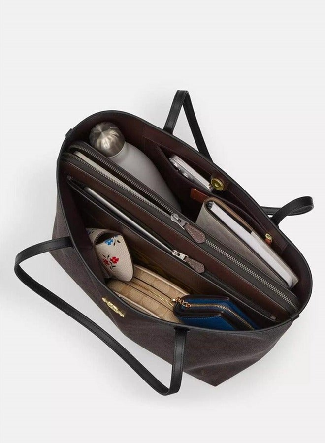COACH City Tote Bag In Signature Canvas