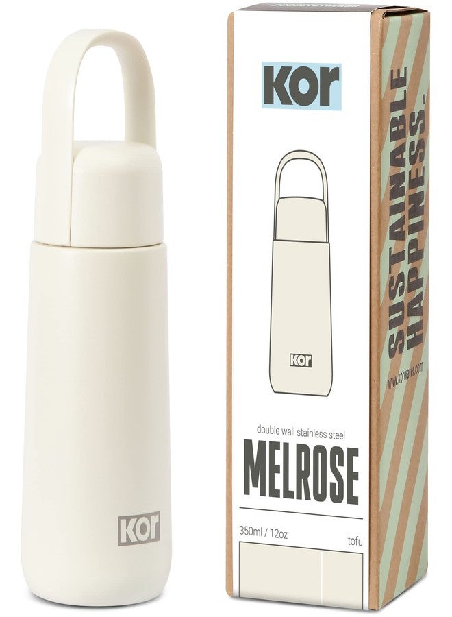 KOR Melrose 12oz Double Wall Insulated Water Bottle - Keeps Beverages Hot for 12hrs, Cold for 24hrs - Stainless Steel Design - Contoured Perfect Spout for Drinking - Image 4