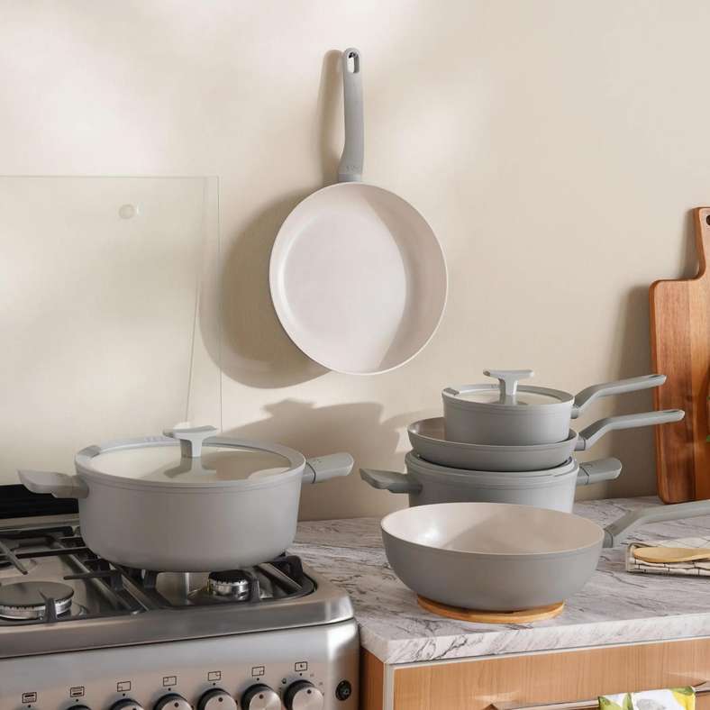 Pan Home Berghoff Leo Balance 9-Piece Cookware Set -Grey - 201PHL9900019 - Image 1