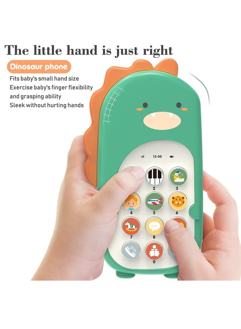 Puzzle music toy in gum form, suitable for children aged 18 months and above, green - Image 2