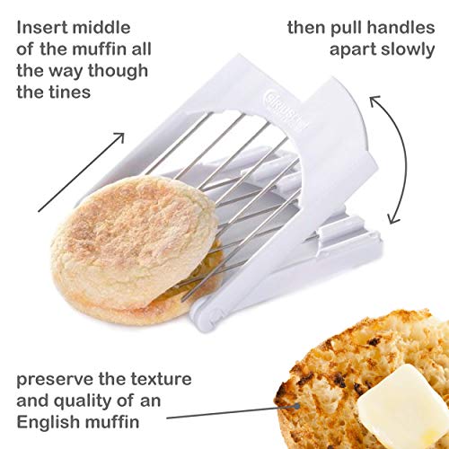 Sirius Chef English Muffin Splitter for Biscuit and Crumpets, Useful Kitchen Tools - Image 5