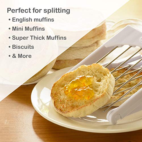 Sirius Chef English Muffin Splitter for Biscuit and Crumpets, Useful Kitchen Tools - Image 2