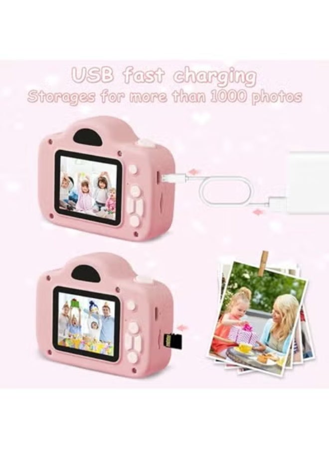 Kids HD 1080P Digital Camera, 2.0-Inch Eye Protection Screen, Includes 32GB Memory Card, Shockproof Portable Toy Camera for Boys and Girls. - Image 5