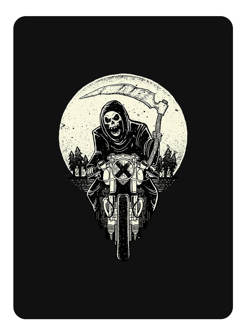 Theodor Protective Flip Case For Huawei MatePad Pro 11 (2022) With Trifold Stand Auto Wake Sleep Shockproof Cover Skull Biker - Image 1