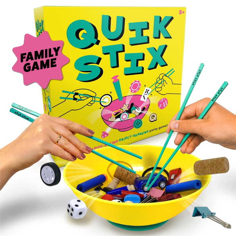 Lucky Egg Quik Stix Skill Game Fun Family Games for Kids and Adults 7 Year Olds 28 Players Party Board Games for Adults Kids Perfect for Indoor Outdoor Game Night for Children Families - Image 4