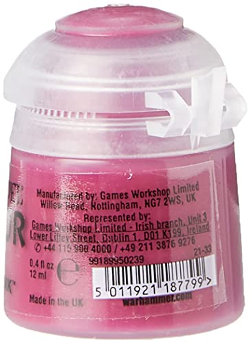 Citadel Games Workshop - Citadel Colour Base: Screamer Pink (12ml) Paint - Image 2