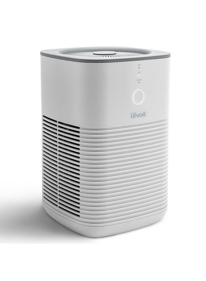 LEVOIT LEVOIT Air Purifier for Home Bedroom, AHAM VERIFIDE, Fresheners Filter Small Room Cleaner with Fragrance Sponge for Smoke, Allergies, Pet Dander, Odor, Dust Remover, Office, Desktop, 1 Pack, White  - Image 1