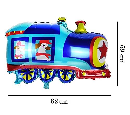 Moira Transport Theme Balloons Big Size for Kids (Train Engine) - Image 2